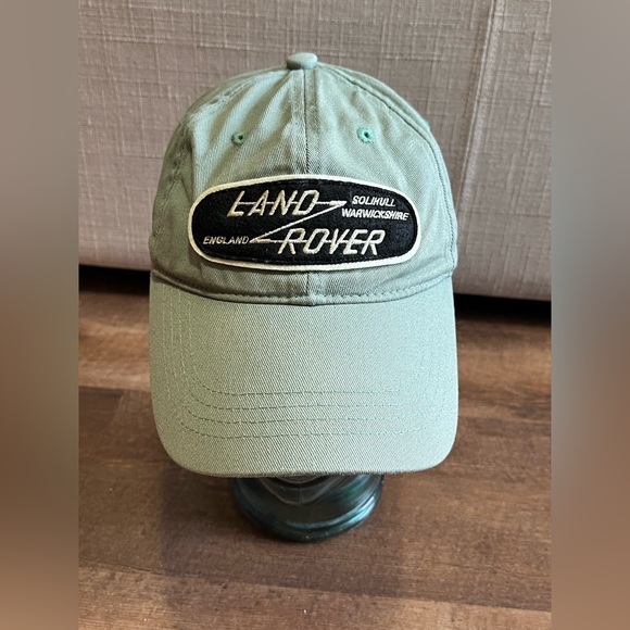 Red Canoe Land Rover ball cap hat olive green adjustable - Picture 1 of 6